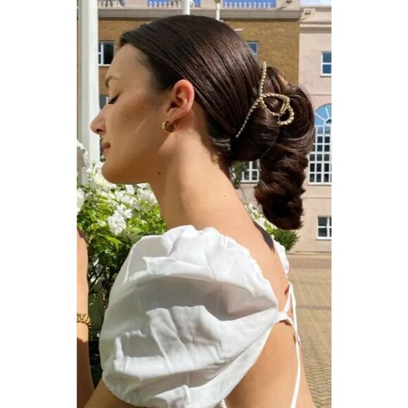 METAL CLAW CLIP TRIOS (GOLD) - Picture 2 of 6